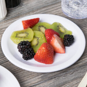 Plato Extendido de Melamina 6 1/2 pg kingline Blanco KL20402 Carlisle (Precio por 48 piezas)