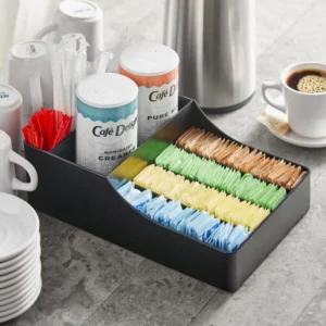ORGANIZADOR DE CONDIMENTOS, SUPLEMENTOS Y POPOTES 9 COMPARTIMENTOS 12 X 8 X 3 3/4 PG CHOICE