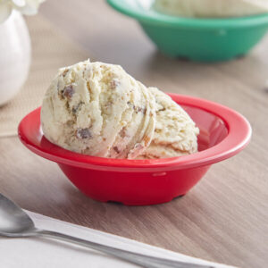 PLATO POSTRE FRUTA DE MELAMINA 4 OZ (DIAM 12.06 CM) COLOR ROJO NARROW RIM FOUNDATIONS ACOPA (PRECIO POR 12 PIEZAS)