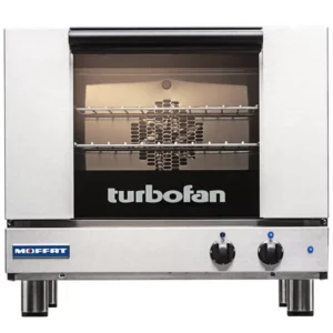 Horno De Conveccion Electrico Moffat E22M3 Turbofan de una sola cubierta de tamaño medio con controles mecanicos, 1.5 Cu. Pie. - 110-120 V, monofasico, 1,5 kW