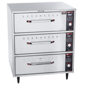 CALENTADOR EN CAJONES TRIPLE DE 240 V , 1350W DE CONTROLES INDIVIDUALES 29 1/2 X 22 5/8 X  35 1/4 PG HATCO