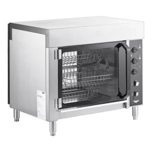 Horno rosticero asador electrico de sobre mesa con 4 cestas para 8 pollos - 208-240V, 2884-3840W Vollrath