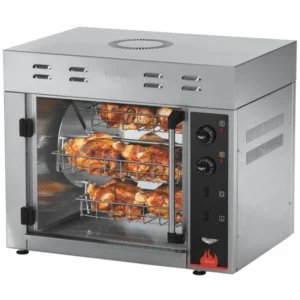 Horno rosticero asador electrico de sobre mesa capacidad 15 pollos modelo 40841 de 208-240V, 5000W Vollrath