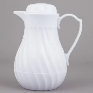JARRA PARA CAFE TERMICA BLANCA DE 295 ML (10 OZ) SWIRLSERVE VOLLRATH