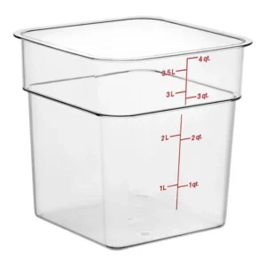 CONTENEDOR CUADRADO DE POLICARBONATO 4 QT (3.8 LTS) CAMBRO