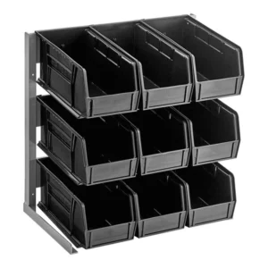 ORGANIZADOR DE CONDIMENTOS DE 3 NIVELES MEDIDAS: 18 x 12 x 19 PG CON 9 CONTENEDORES DE 3.5 QT MOD. 381109LG CARLISLE