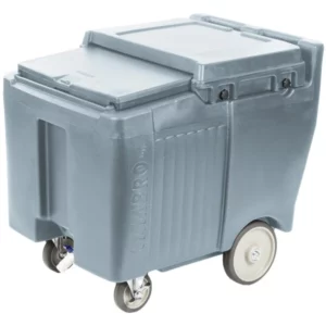 CARRO PARA TRANSPORTAR HIELO CAMBRO 125 LB (57 KG) AZUL PIZARRA POLIETILENO - 31 1/2 X 23 X 29 1/4 PG