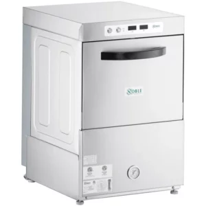 MAQUINA LAVAVAJILLAS BAJO MOSTRADOR NOBLE HTGW DE 22 RACKS POR HORA ALTA TEMPERATURA 208V/240V MEDIDA DEL RACK: 18 x 16 PG MEDIDAS GENERALES: 18 1/2 X 20 X 28 1/8 PG