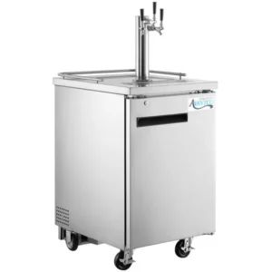 ENFRIADOR DE CERVEZA Y BEBIDAS CON 3 DISPENSADORES MEDIDAS: 23 3/4 X 30 3/8 X 39 5/8 PG CON UNA PUERTA MEDIDAS INTERIORES: 19 X 18 PG, DE 120V, 1/4 HP AVANTCO