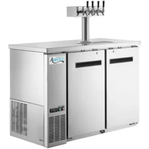 ENFRIADOR DE CERVEZA Y BEBIDAS CON 3 DISPENSADORES MEDIDAS: 48 3/4 X 24 7/16 X 36 5/8 PG CON UNA PUERTA MEDIDAS INTERIORES: 19 X 18 PG, DE 120V, 1/4 HP AVANTCO