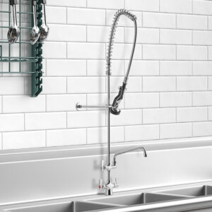 LLAVE DE PRELAVADO A PISO 1.15 GPM CON BASE SENCILLA Y GRIFO DE 12 PG REGENCY