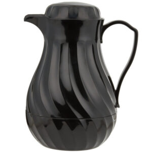 JARRA PARA CAFE TERMICA NEGRA DE 1.89 LTS (64 OZ) SWIRLSERVE 52144 VOLLRATH