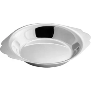 PLATO PARA GRATINAR 6 OZ ACERO INOXIDABLE LARGO 16.5CM X DIAM. INF. 9.5CM X DIAM. SUP. 13.9CM CHOICE