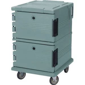CARRO TRANSPORTADOR DE ALIMENTOS A GRANEL CAPACIDAD 16 CHAROLAS (NO INCLUIDAS) MOD UPC1200401 MARCA CAMBRO COLO AZUL PIZARRA (5 A 7 SEMANAS DE ENTREGA)