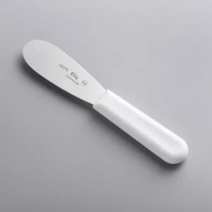 PALA PARA UNTAR MANTEQUILLA 7 1/4 x 3 1/2PG CON MANGO BLANCO POLIPROPILENO MARCA CHOICE