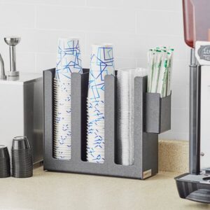 ORGANIZADOR Y DESPACHADOR PARA VASOS Y TAPAS 12 1/2 x 4 1/2 x 12 PG SERVSENSE