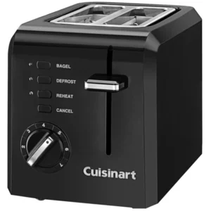 TOSTADOR DE 2 REBANADAS DE 900W MODELO CPT-122BKWH CUISINEART