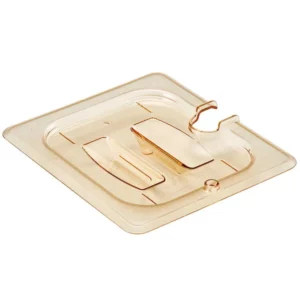 TAPA INSERTO SEXTO CON RANURA COLOR AMBAR ALTA TEMPERATURA CAMBRO