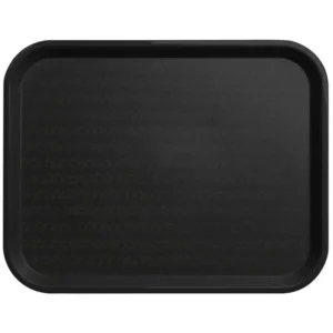 CHAROLA DE SERVICIO RECTANGULAR 14 X 18 PG COLOR NEGRO CARLISLE (PRECIO POR 12 PIEZAS)