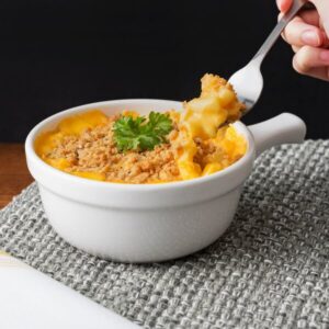 PLATO BOWL CASEROLA CON AGARRADERA 12 OZ (354 ML) PORCELANA BWS-1202 TUXTON (CAJA CON 12 PIEZAS)