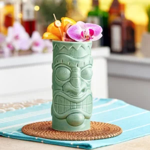 VASO TIKI TUMBLER 21 OZ COLOR VERDE ACOPA (PRECIO POR 12 PIEZAS)