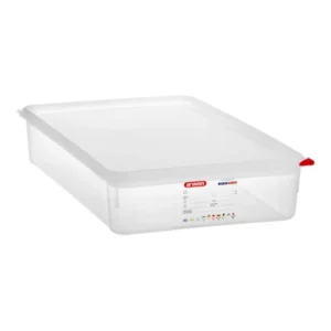 CONTENEDOR HERMETICO ENTERO DE 4 PG CON TAPA 14.4 qt (53X32X10 cm) ARAVEN