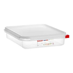 CONTENEDOR HERMETICO MEDIO DE 2.5 PG CON TAPA 4.2 qt (30X25.4X6 cm) ARAVEN