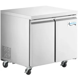 CONGELADOR BAJO BARRA DE 2 PUERTAS ACERO INOX SS-UC-36F-HC 36 1/4 X 29 1/2 X 35 1/4 PG AVANTCO