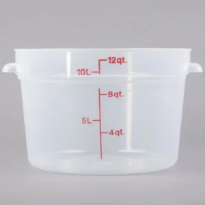 CONTENEDOR REDONDO DE 12 QT DE POLIETILENO RFS12PP190 MARCA CAMBRO