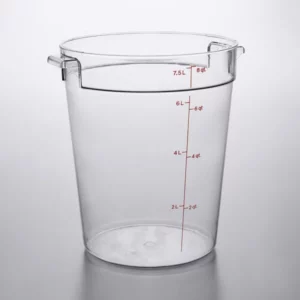 CONTENEDOR REDONDO DE 8 QT DE POLICARBONATO RFSCW8135 MARCA CAMBRO