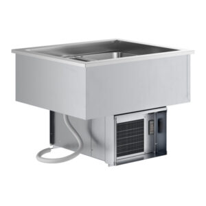 Mesa fria Refrigerada para Empotrar de dos insertos enteros con aislamiento 120V SDC-2A ServIt