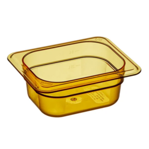 Inserto Octavo 2 1/2 Pg Color Ambar Alta Temperatura Cambro