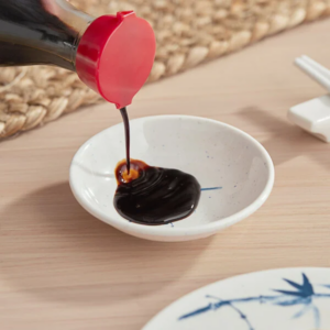 Plato Redondo De Salsa De Melamina 2 Oz. Acopa Bambu Biru (Precio Por 48 Piezas)