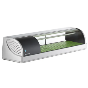 Vitrina De Sushi Refrigerada De Vidrio Curvo 47 Hoshizaki Hnc-120Ba-L-Slh, Compresor Del Lado Izquierdo