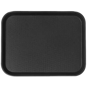 CHAROLA DE 14 X 18 PULGADAS COLOR NEGRO CAMBRO (PRECIO POR 12 PIEZAS)