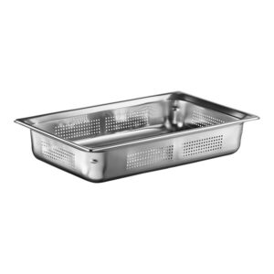 INSERTO ENTERO 4 PG ACERO INOXIDABLE PERFORADO CAL. 22 SUPER PAN 3 90043 VOLLRATH