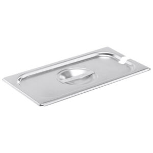 TAPA INSERTO TERCIO RANURADA ACERO INOXIDABLE SUPER PAN V 75230 VOLLRATH