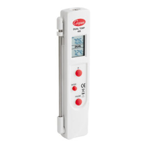 Termometro digital infrarrojo de temperatura dual Cooper-Atkins con sonda HACCP 480-0-8