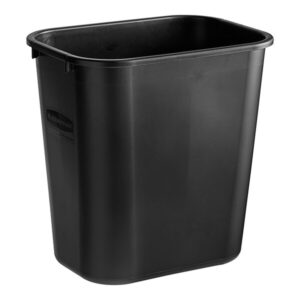 Cesto de basura de 28 cuartos de galon/7 galones rectangular negro Rubbermaid FG295600BLA