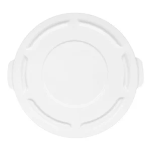Tapa para bote de basura de 10 galones redondo blanco Rubbermaid FG260900WHT BRUTE