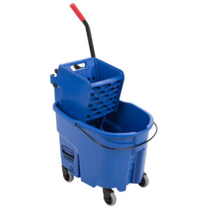 Carrito exprimidor de trapeador Rubbermaid de 35 Qt Azul FG758888BLUE RUBBERMAID
