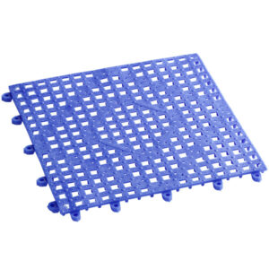 TAPETE PLASTICO ESCURRIDOR PARA BARRA 30X30 CM PARA ENSAMBLAR AZUL CHOICE