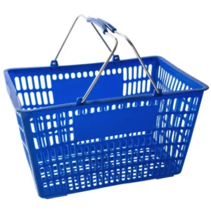Canasta de Plastico para Supermercado color Azul 47.7 x 31.7 x 26.5 cm Sin Base Regency (Precio por 12 piezas)