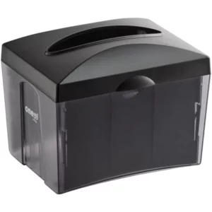 SERVILLETERO DE CAJA PARA 200 SERVILLETAS INTERDOBLADAS COLOR NEGRO CHOICE
