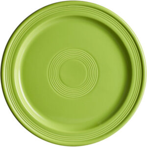 Plato Trinche 25.4 cm Capri Verde Bambu Ceramica (Caja con 12 piezas)