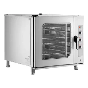 Horno combinado electrico de tamaño completo para 6 bandejas y controles manuales 208/240 V, trifasico Medidas: 37 13/16 x 26 x 44 pulgadas OCB26I Cooking Performance Group (Incluye kit de instalacion)