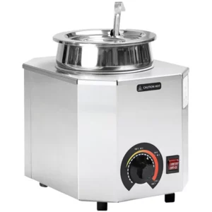 CALENTADOR DE CONDIMENTOS 3 QT (2.8 LTS) ELECTRICA 120V, 500W INCLUYE INSERTO, TAPA Y CUCHARON 2028A PARAGON