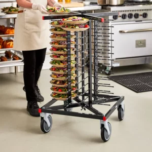 CARRO RACK PORTA PLATOS CAPACIDAD 52 PLATOS DESDE 12 A 32 CM DE DIAMETRO JACKSTACK