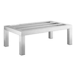 TARIMA PARA ALMACENAJE CAP. 1300 LB MEDIDAS: 14 x 24 x 8 PG (35 X 60 X 20 CM) ALUMINIO REGENCY