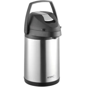 TERMO ACERO INOXIDABLE DE 3 LITROS DE PALANCA CROMADA PARA CAFE REGULAR